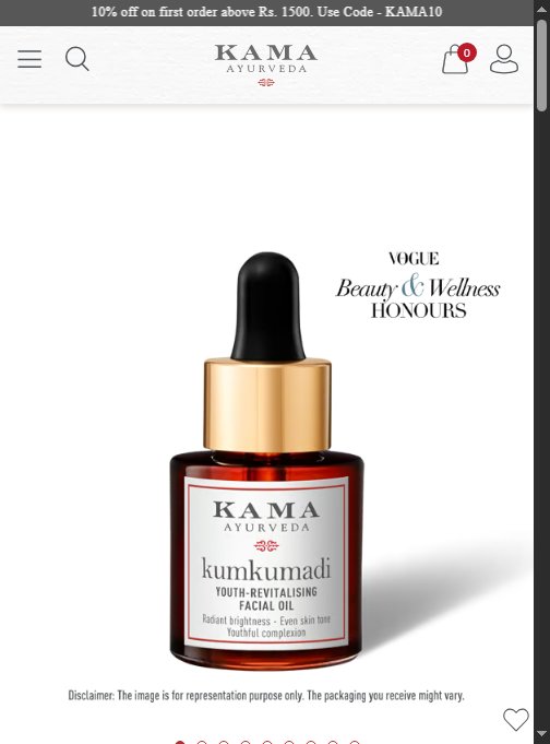 Kama Ayurveda — PDP with Pay-Later Options